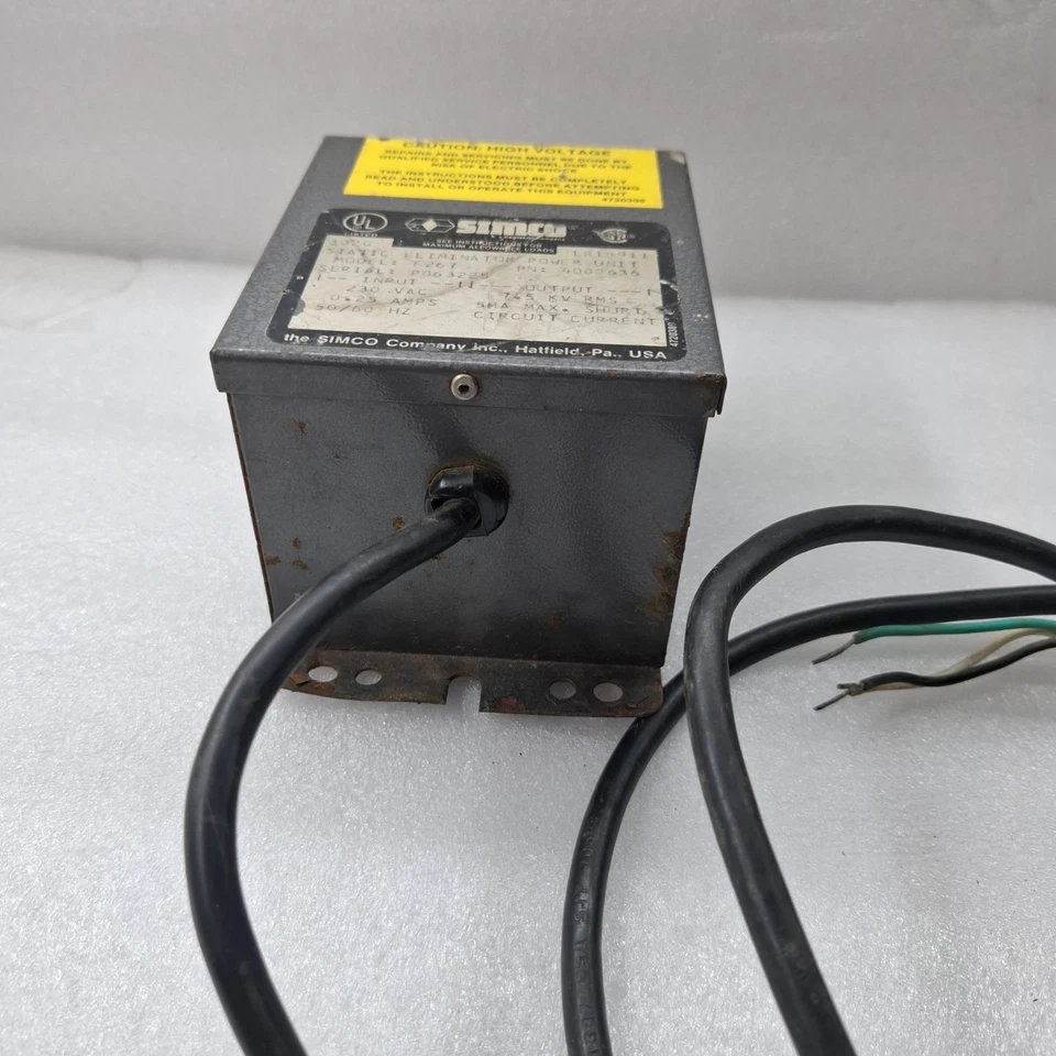 SIMCO F267 PN-4000636 STATIC ELIMINATOR POWER UNIT F267